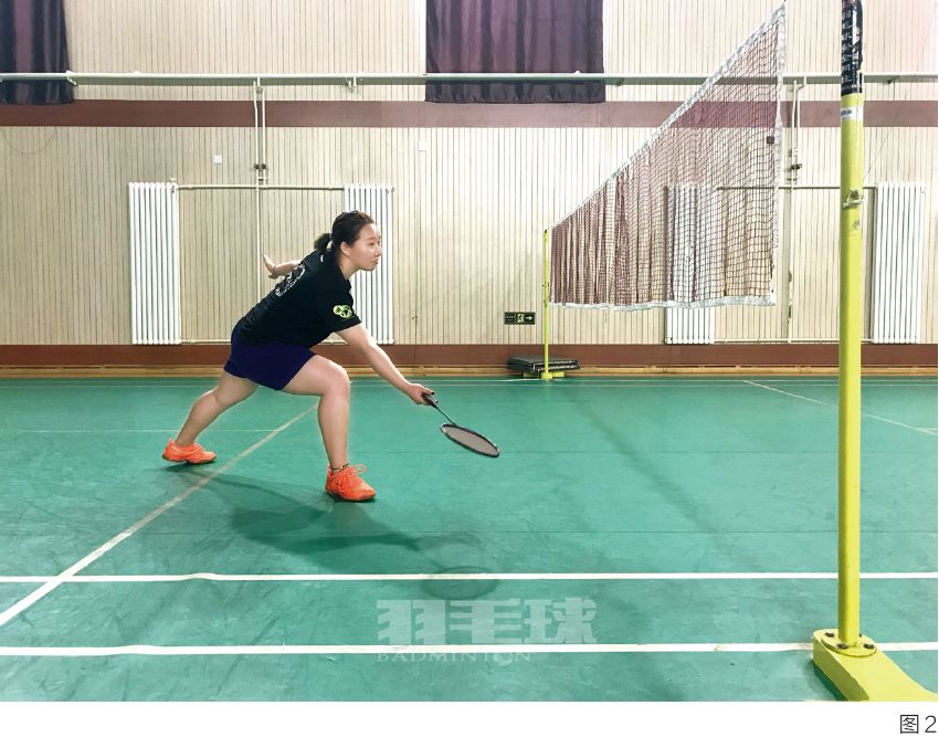 羽毛球正手对角过渡,正手被动过渡对角