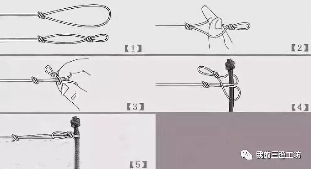 鱼线长了鱼竿最顶端线组绑法,鱼线的系法有几种