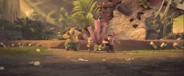 不同语言下的熊出没原始时代,最好看的熊出没之原始时代