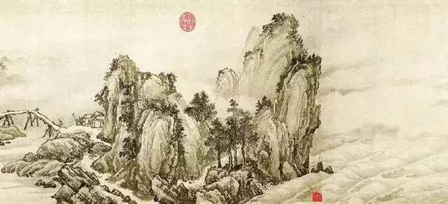近现代名家画水,历代名家绘画水墨写生图