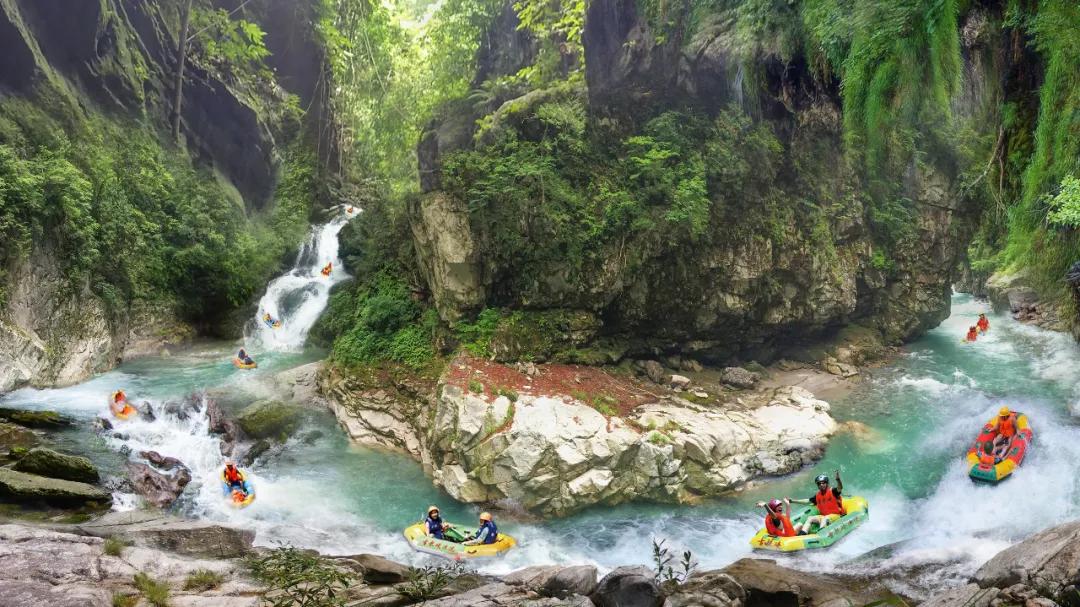 古龙峡天门悬廊灯光秀要门票吗,清远古龙峡刺激漂流