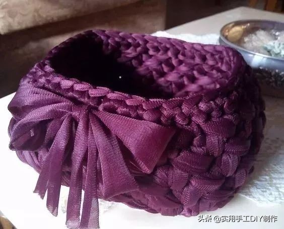 手工用绳子编织篮子简单又好看,怎样手工编篮子