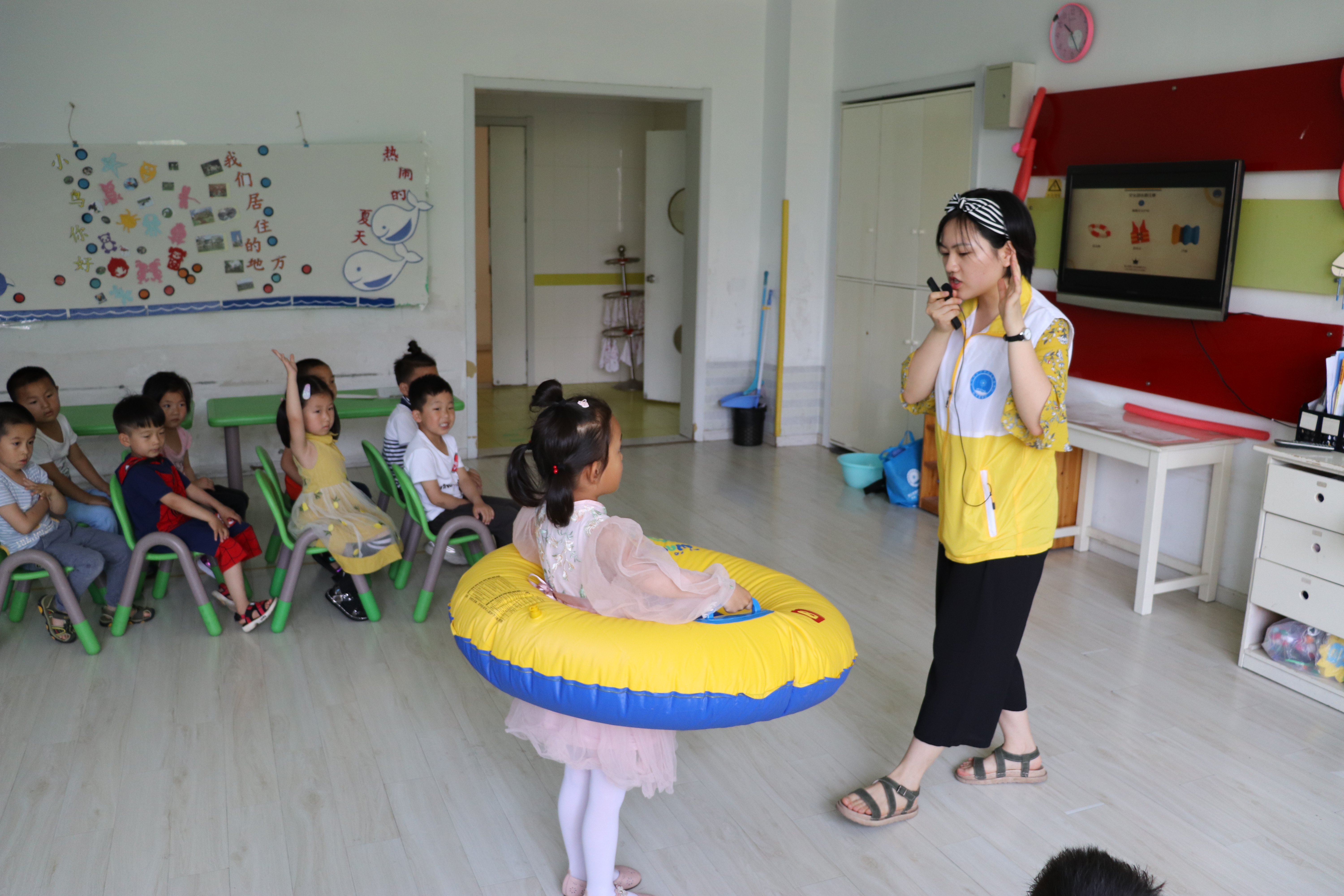 幼儿园防溺水自救施救培训,防溺水小课堂幼儿园