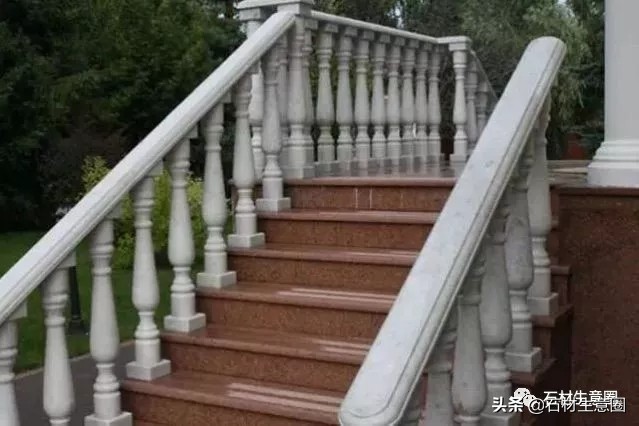 别墅大理石栏杆款式大全,别墅阳台栏杆温州石材