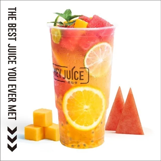 夏天和冰镇水果绝配,夏天和冰冻奶茶更配