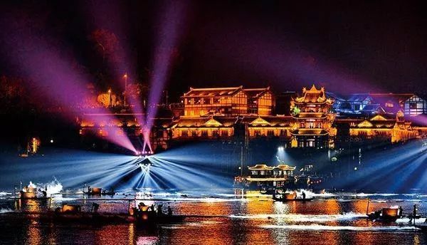 重庆洪崖洞经典夜景图片,重庆洪崖洞千厮门夜景高清图片