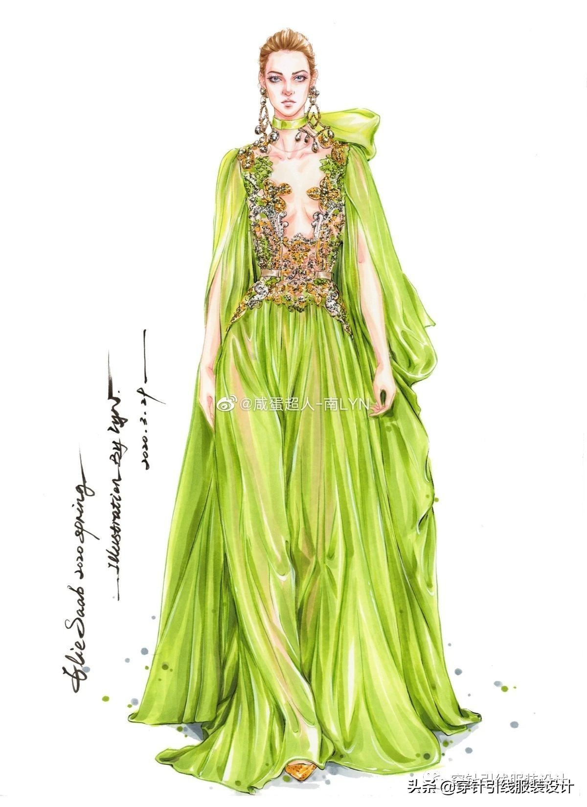 效果图手绘服装,效果图大全70-80平三室