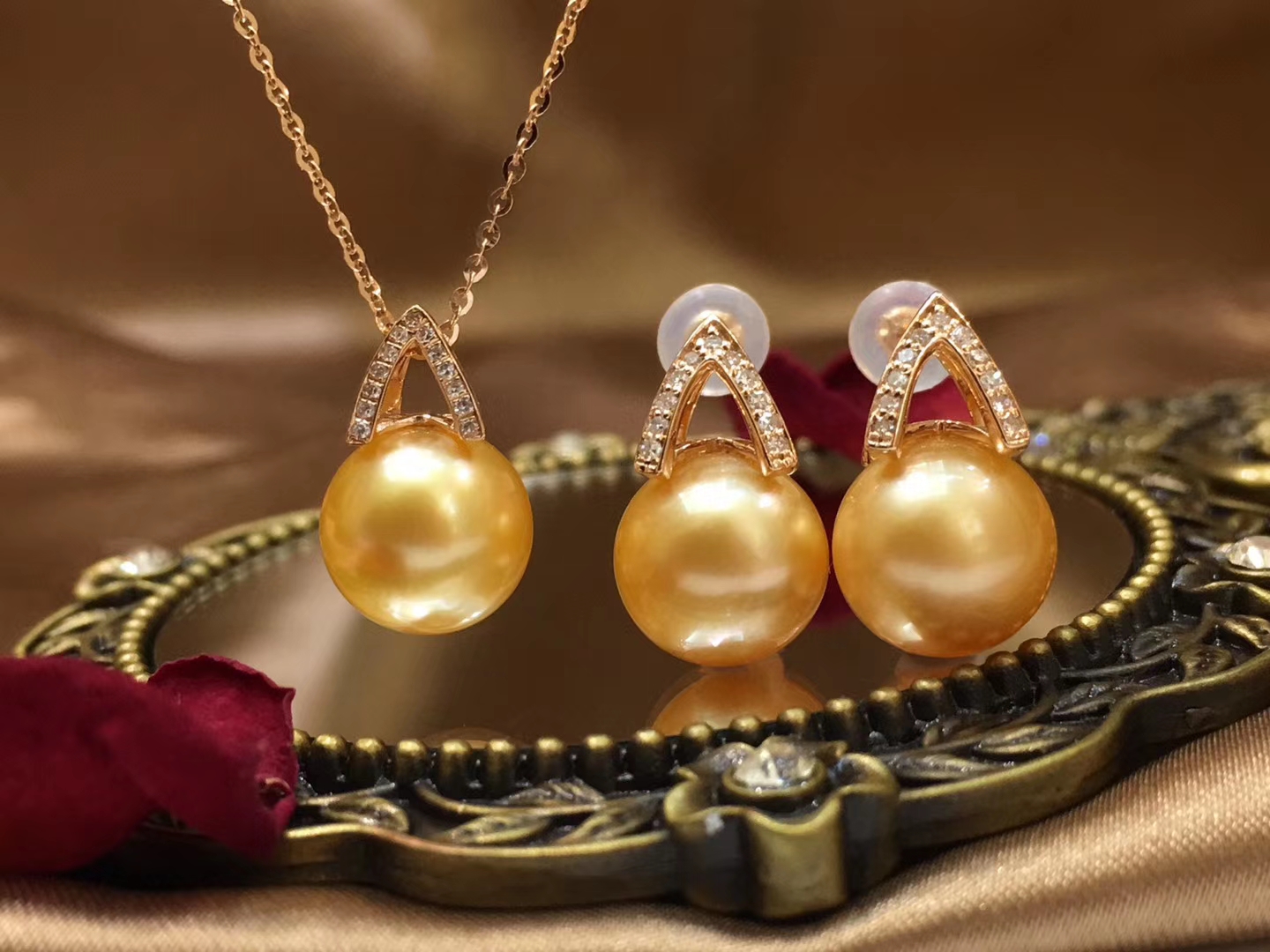 珍珠项链饰品推荐,适合年轻女孩戴的金首饰