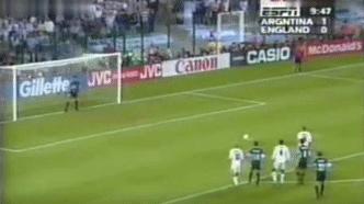 98世界杯英格兰对阿根廷任意球,1986年世界杯阿根廷大战英格兰