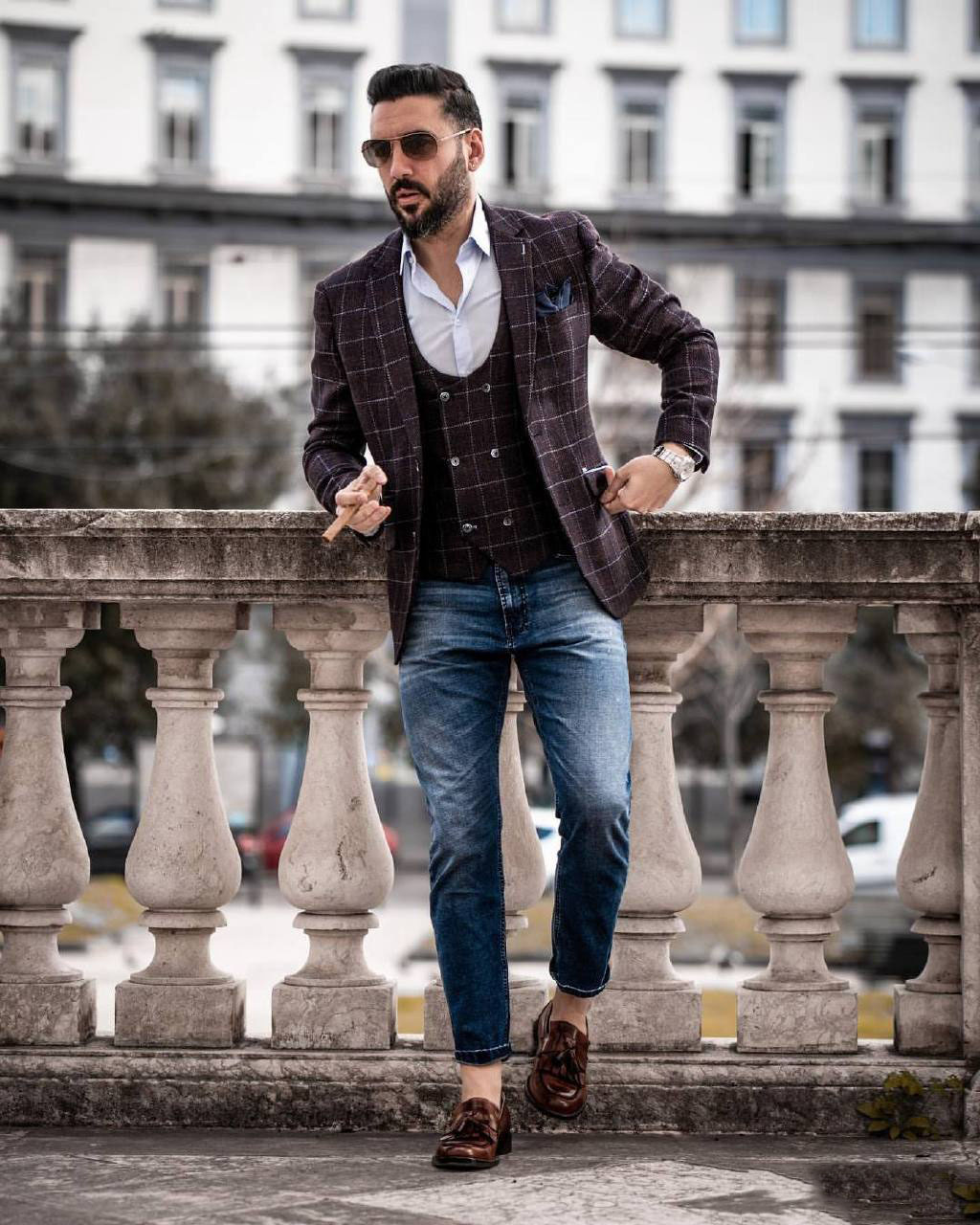 高端轻奢男装西装穿搭技巧,意式西装穿搭男生高级感博主