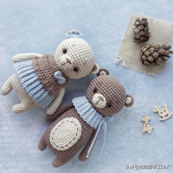 最简单的毛线玩偶钩织,简单好看的毛线钩织玩偶