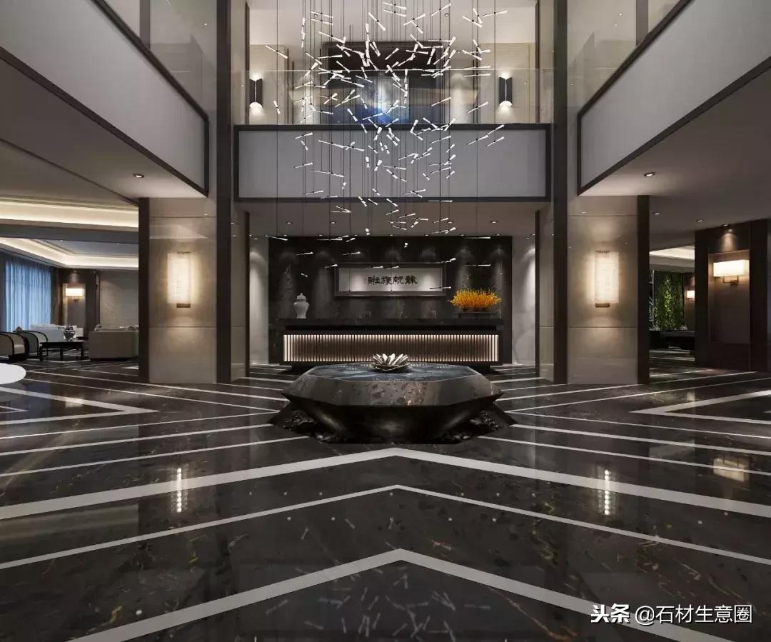 大理石：高级黑，一半是设计，一半是艺术