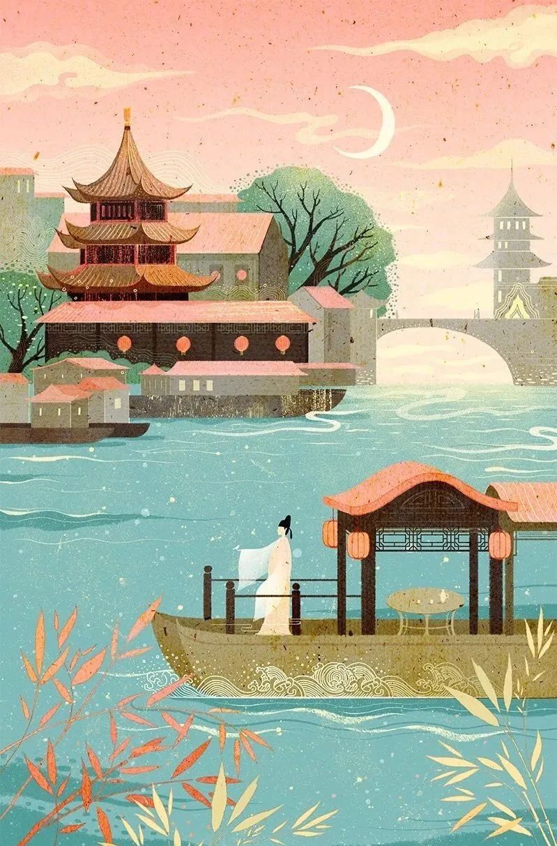 90年代画风的插画师,90后插画师画出美丽乡村