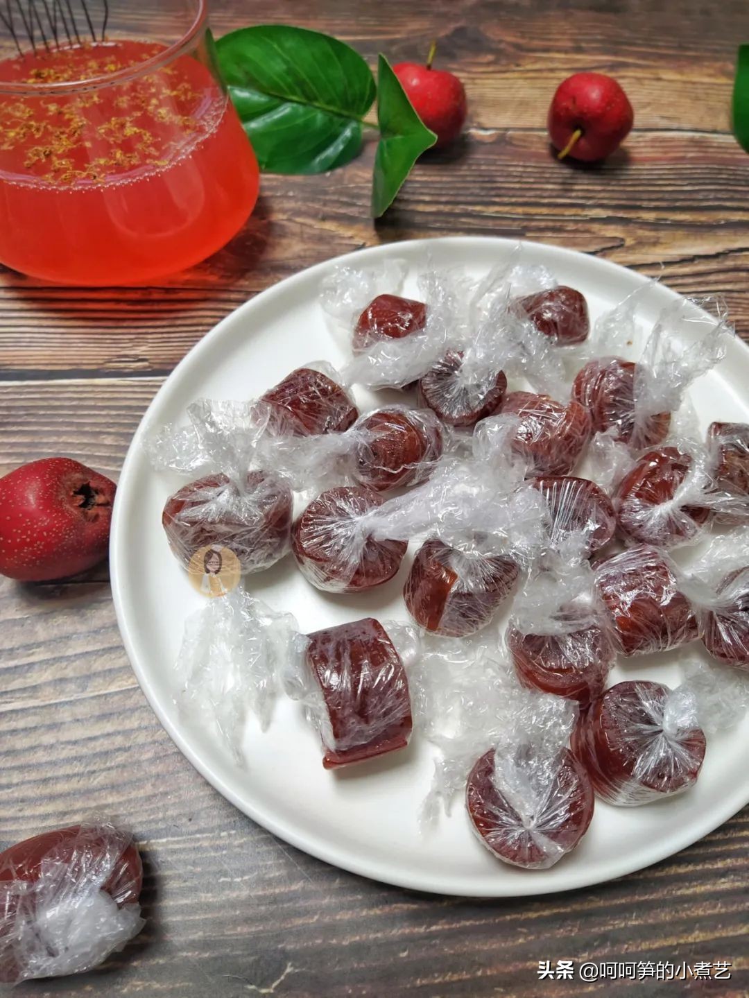 酸甜开胃的果丹皮快点学起来,吃卷果丹皮童年小零食