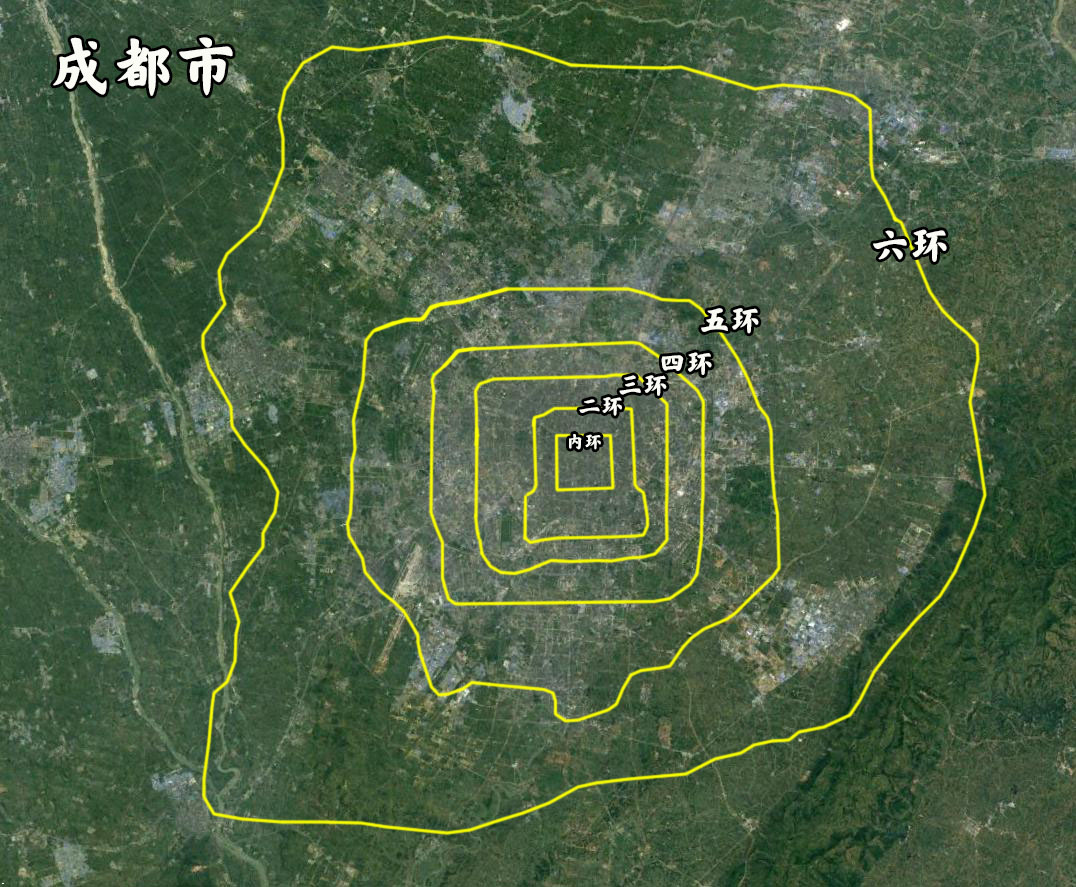 同比例面积城市对比,北京五环图对比各大城市