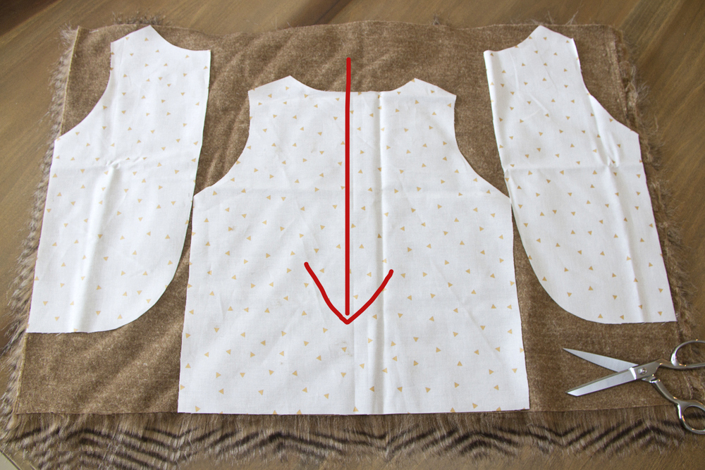 简单冬季背心裁剪缝制方法,双面绒背心裁剪教程视频