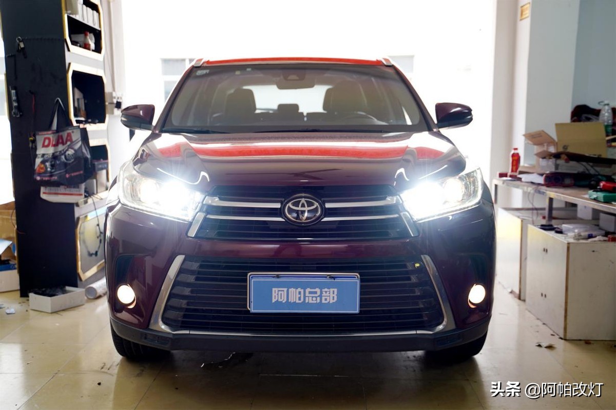 汉兰达卤素灯改led灯有必要吗,广州汉兰达改灯光多少钱