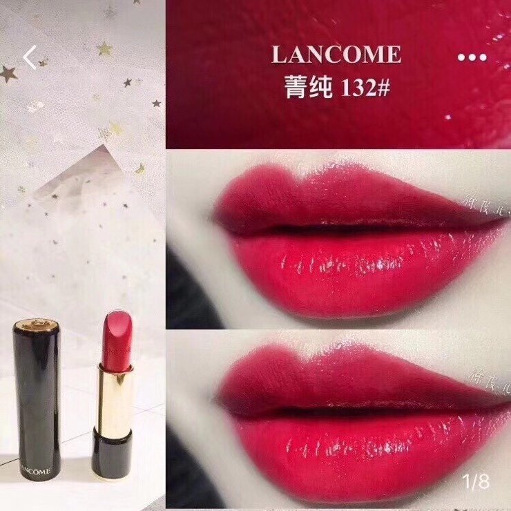 兰蔻118口红试色,谷爱凌兰蔻口红色号