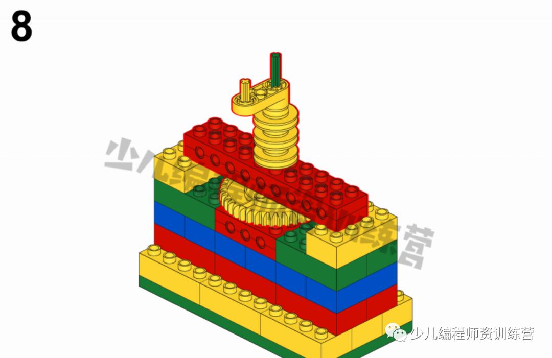 乐高旋转木马课,乐高旋转木马视频配音乐