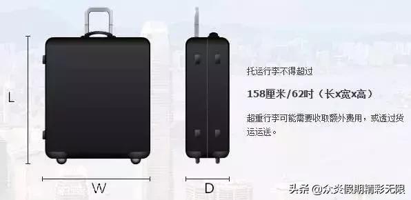 国际托运行李的重量与大小尺寸,航空行李重量标准