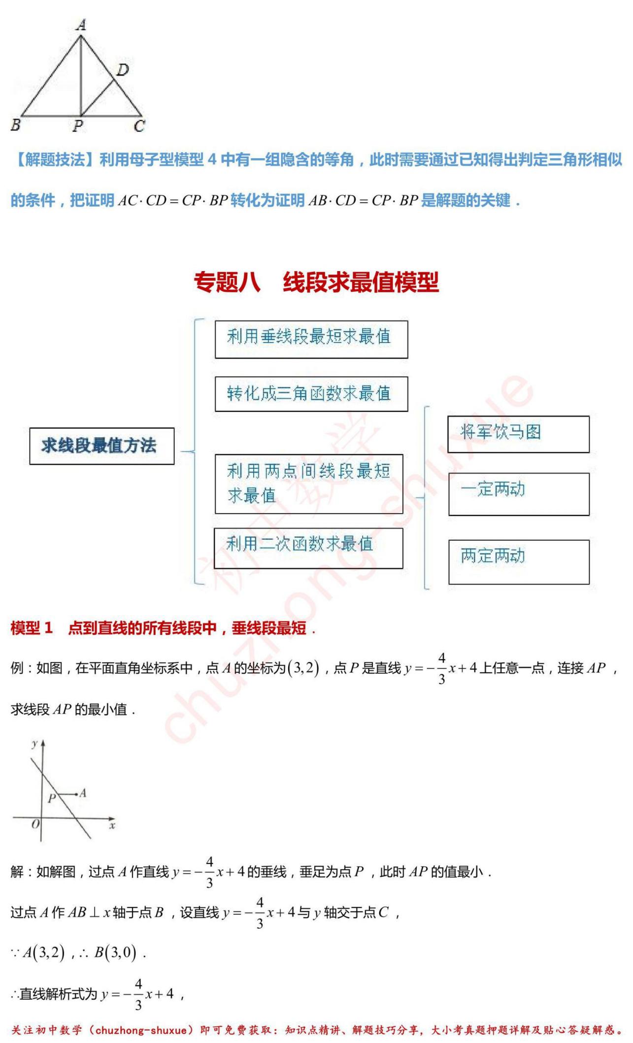 初二数学必背48个解题模型,学习数学模型的最佳方法