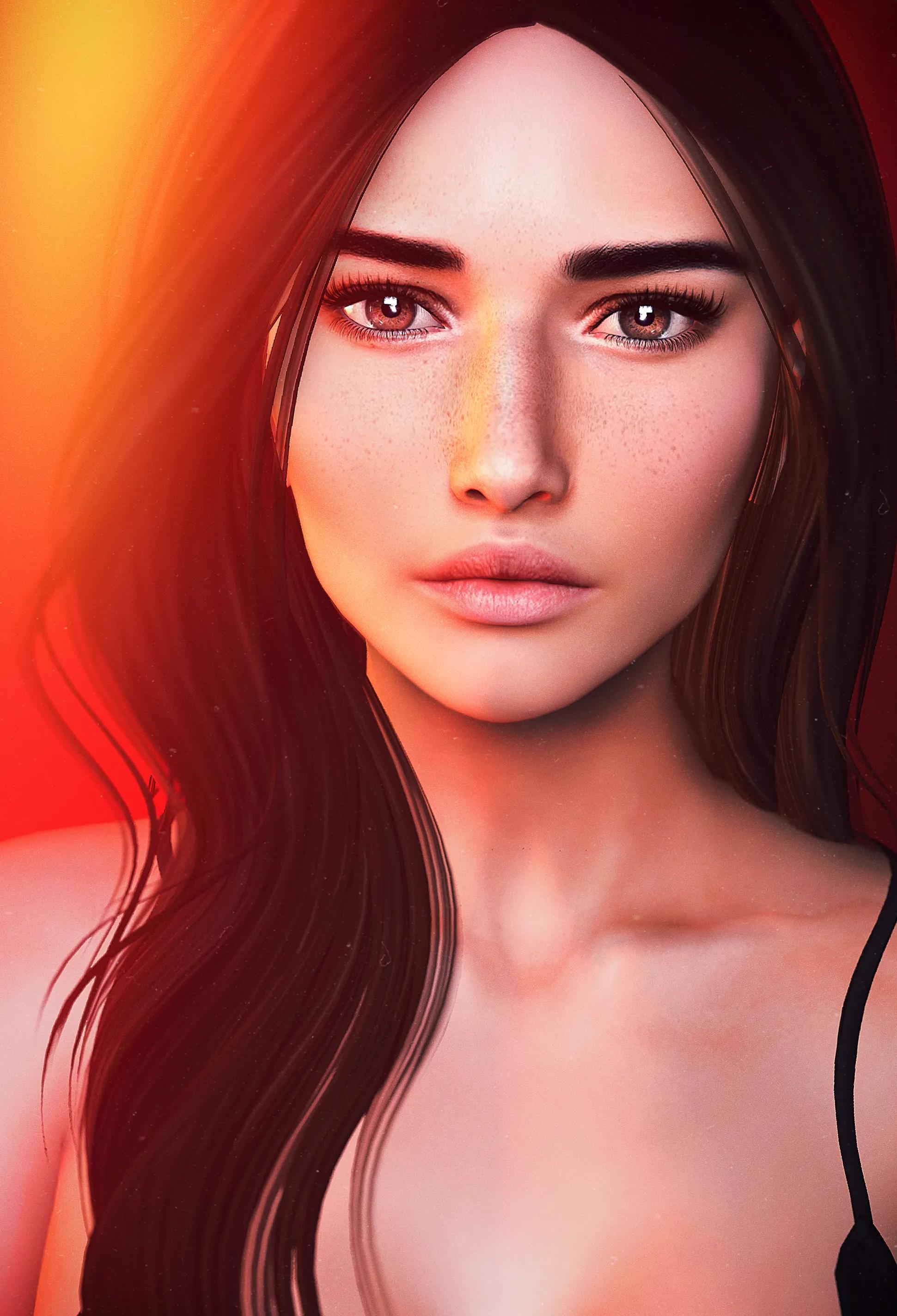 电脑壁纸超清极简风4k美女,超好看的4k美女壁纸图文