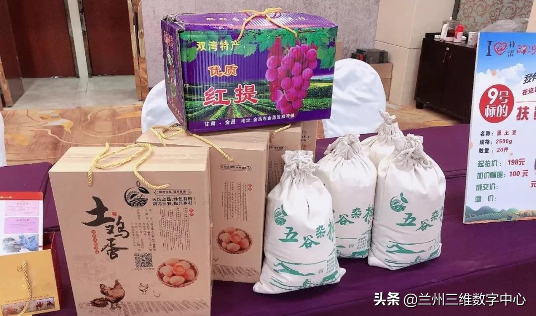 I@甘肃2019网络扶贫博览会金昌公益拍卖成交额超4万元