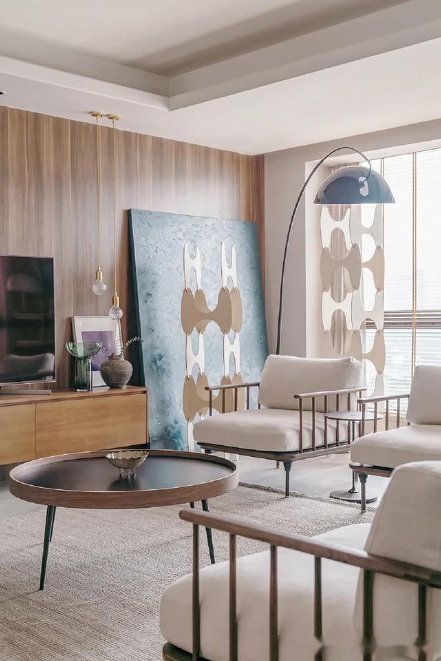 原木风吊顶效果图客厅简约,简约原木风