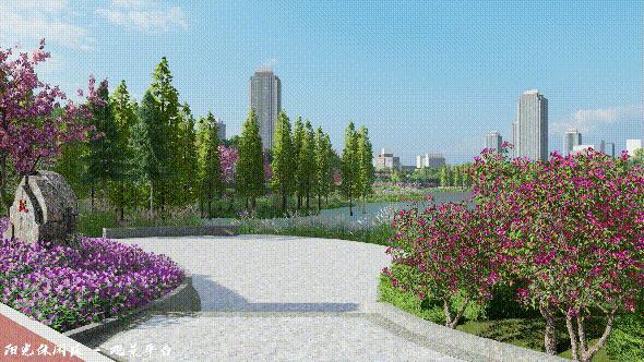 大型绿地公园,25万平方人工湖