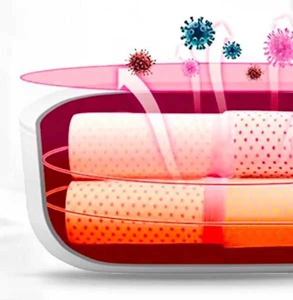 能杀菌、祛味、烘干衣物的便携干衣盒,三种模式呵护*处私**健康