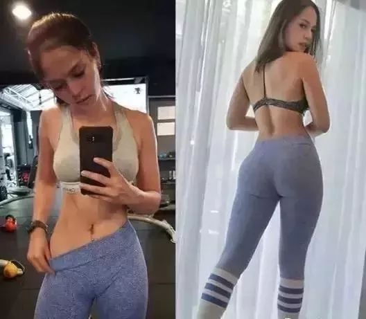 翘臀正妹只穿睡裙深蹲，这画面直男根本受不了......