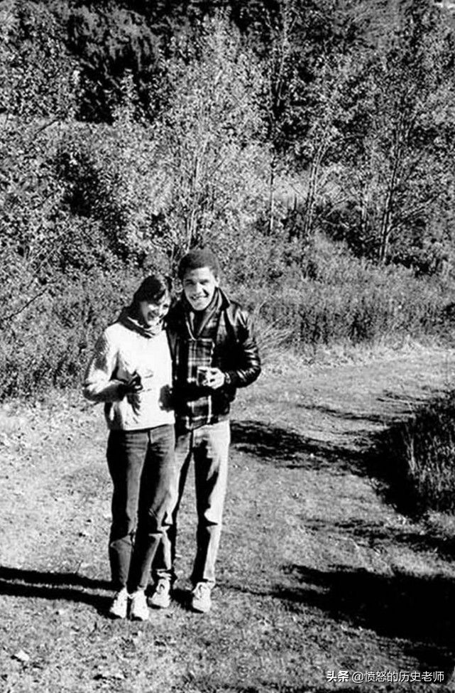 奥巴马昔日青涩旧照,奥巴马老图