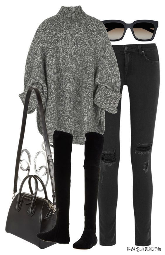 一身黑色衣服怎么搭配好看,一身黑色衣服搭配什么鞋