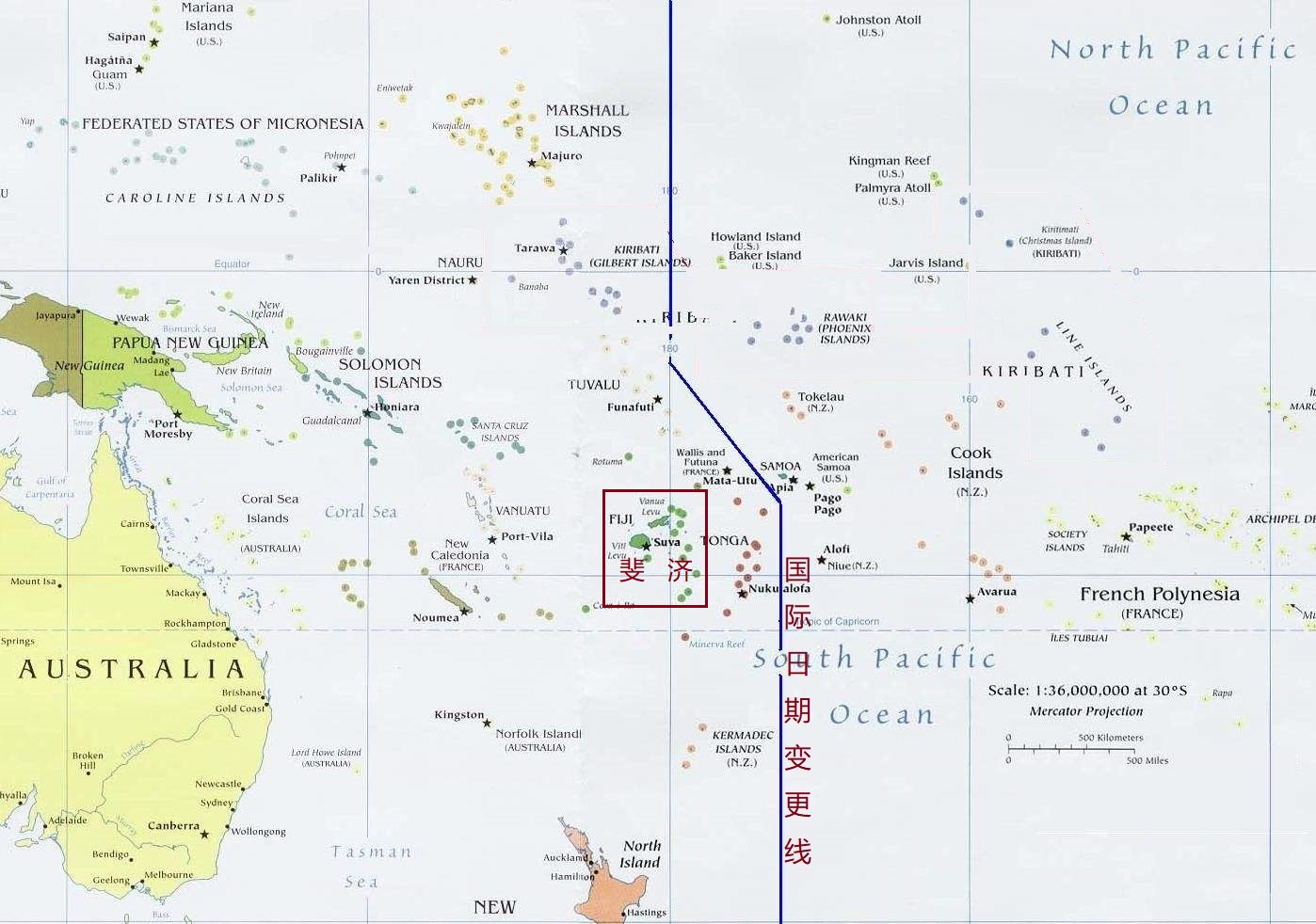 “南太平洋十字路口”斐济：热带群岛国家，多珊瑚礁环绕的火山岛
