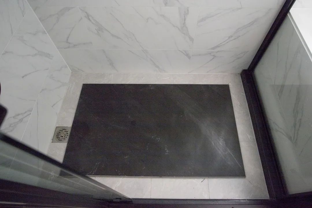 最简易的干湿分离淋浴间,淋浴区干湿分离