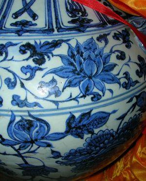 元青花白色分析,元青花瓷器的另类解读