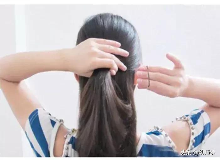 法式淑女盘发简单又漂亮,韩式低马尾新娘盘发教程