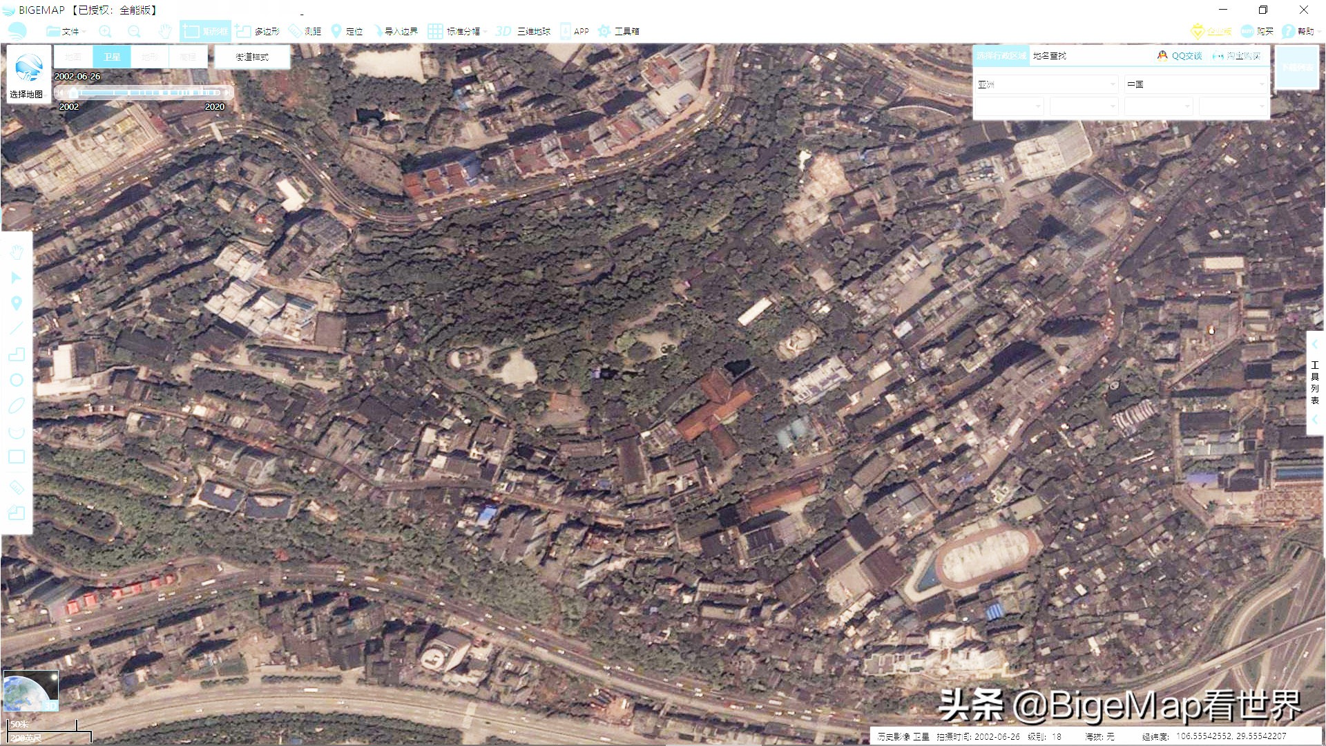 中国地图高清卫星地图,中国卫星地图2022