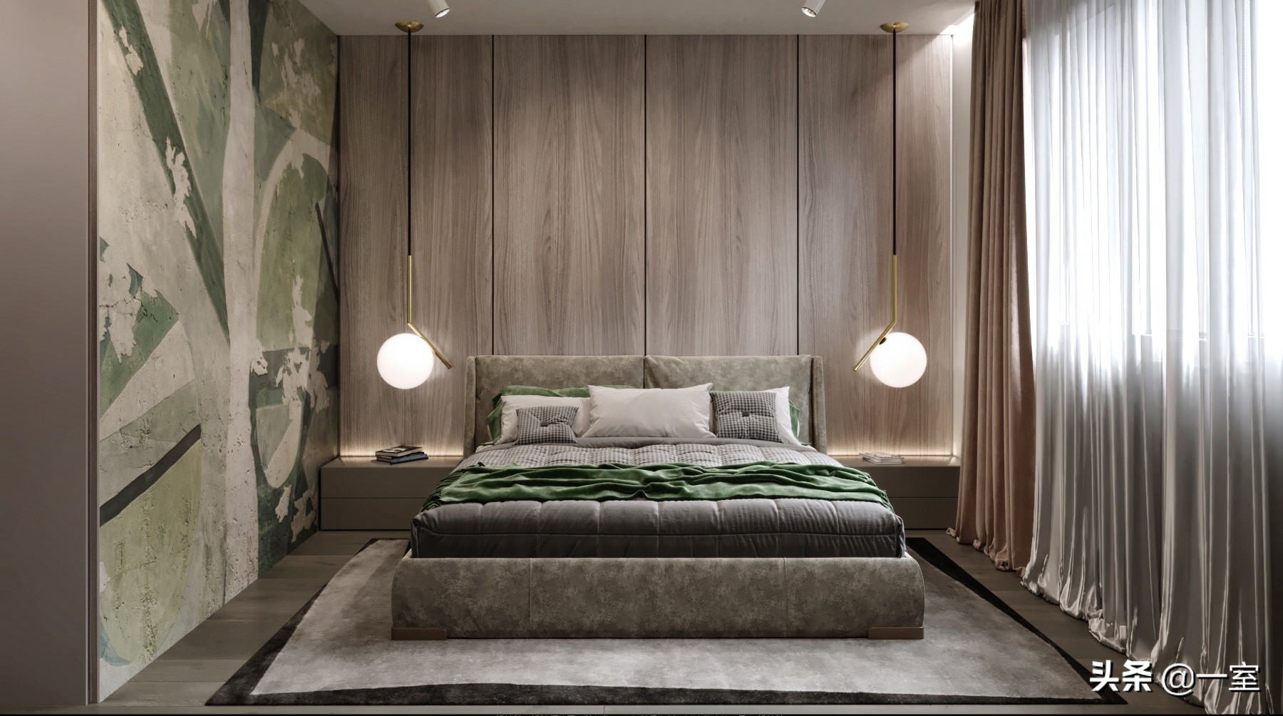 3.3米背景墙设计,客厅背景墙设计简约款