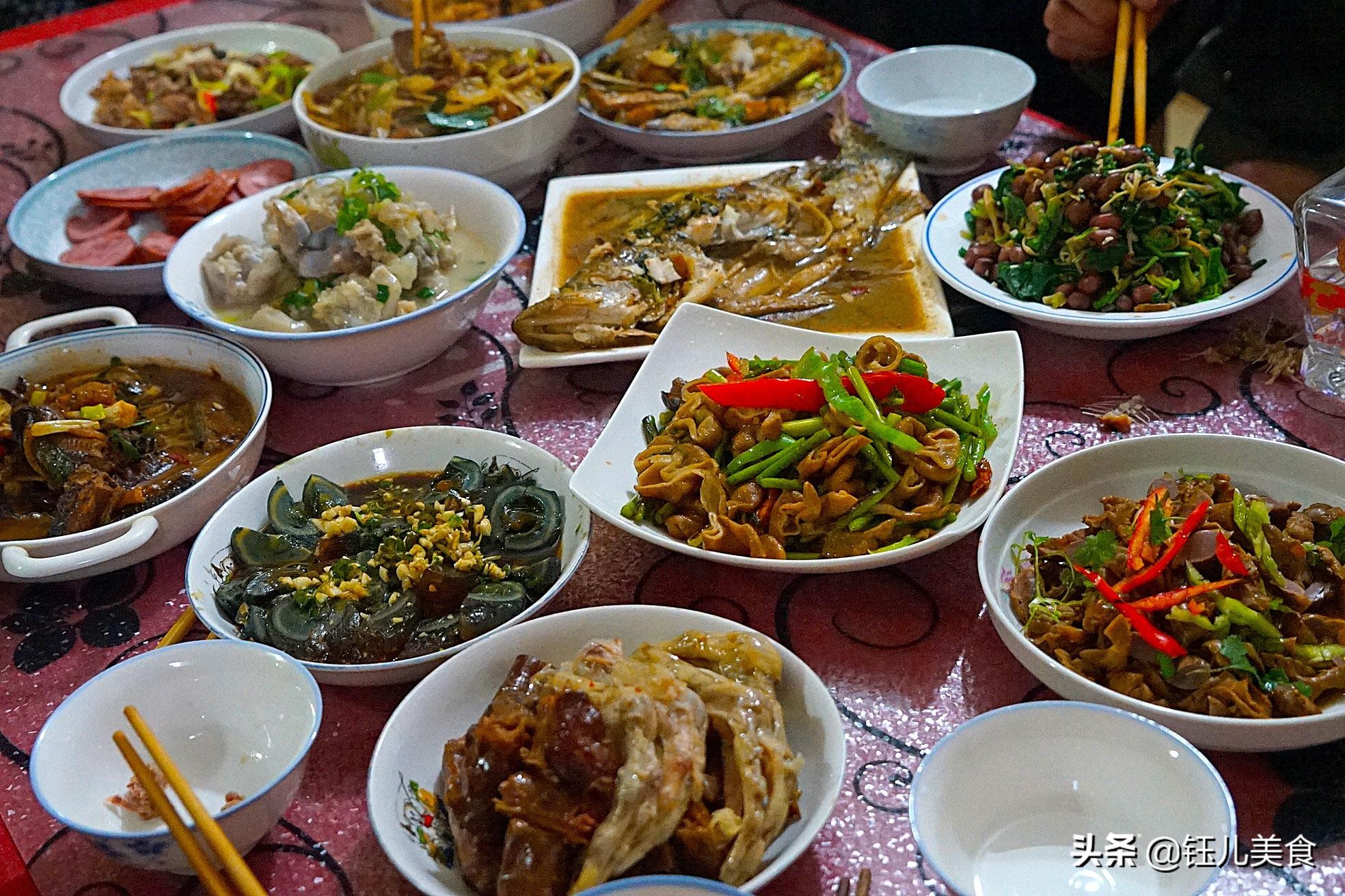 农村好吃的年夜饭,婆家年夜饭必备菜谱
