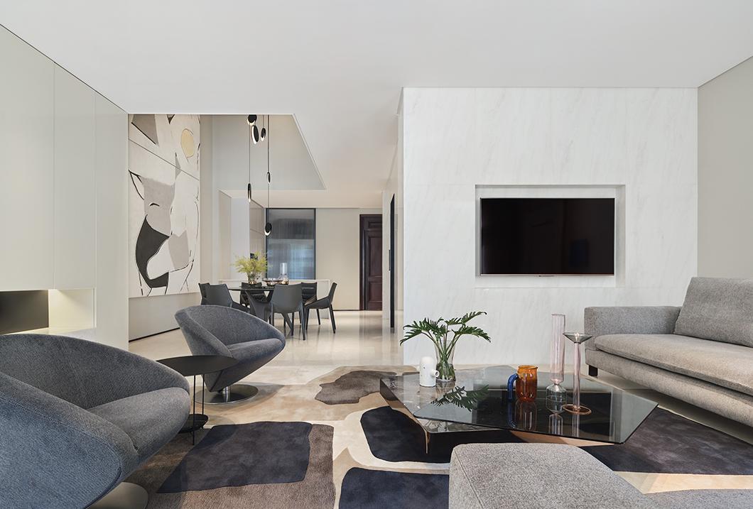 经典现代主义私宅,151平现代极简私宅