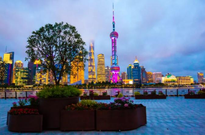 最美外滩滨江图片,黄浦江北外滩风景