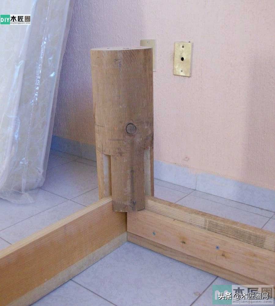 实木木床制作全过程,木工手工木床制作