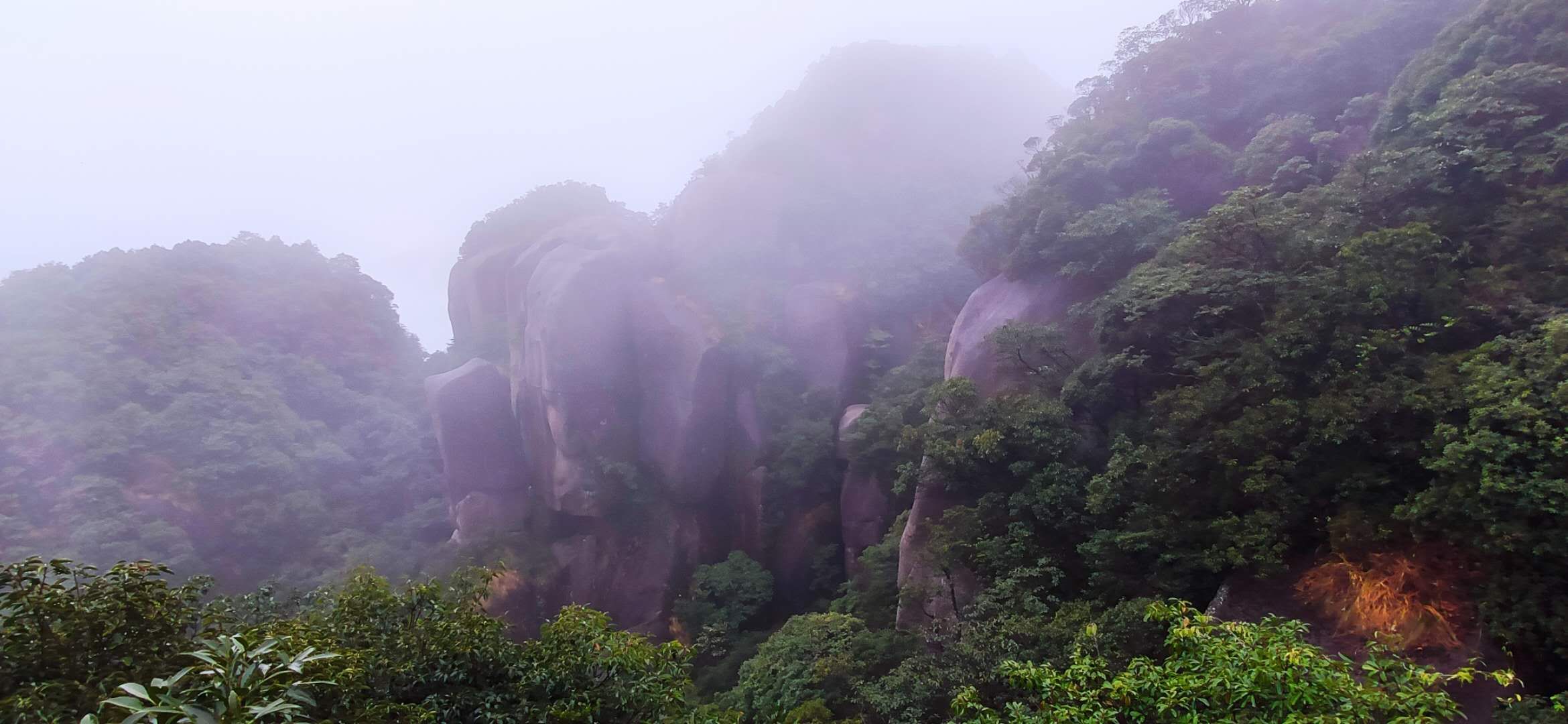 雨中游大奇山,雨中游太湖