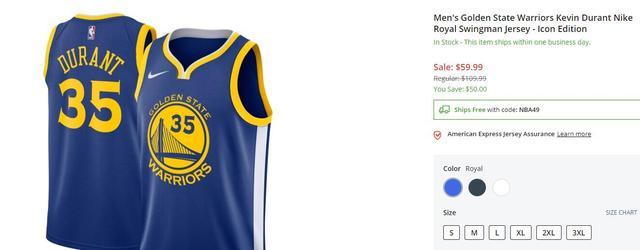 nba重磅交易杜兰特,nba球衣降价