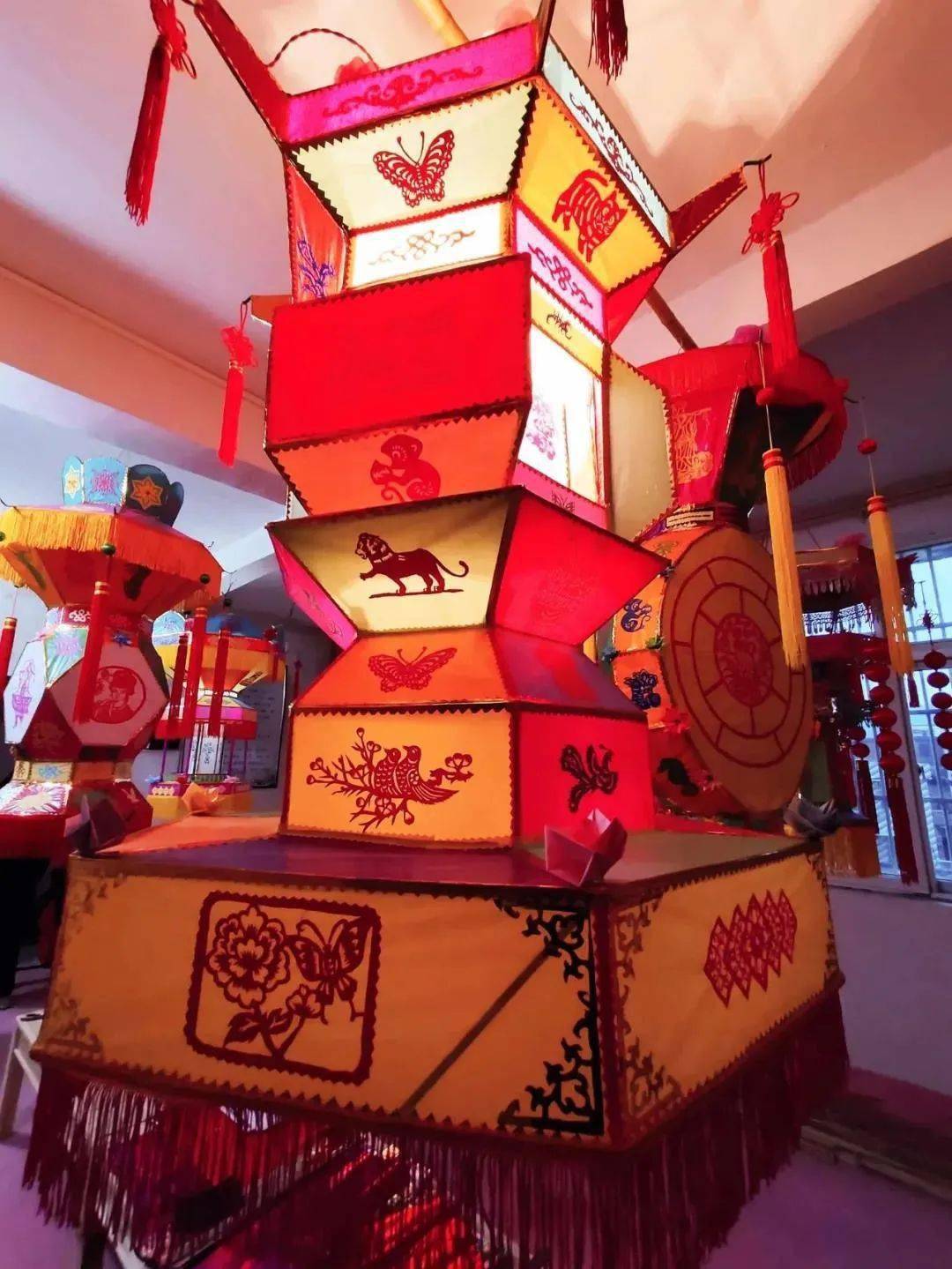 花灯制作赣南,赣县田村花灯的做法