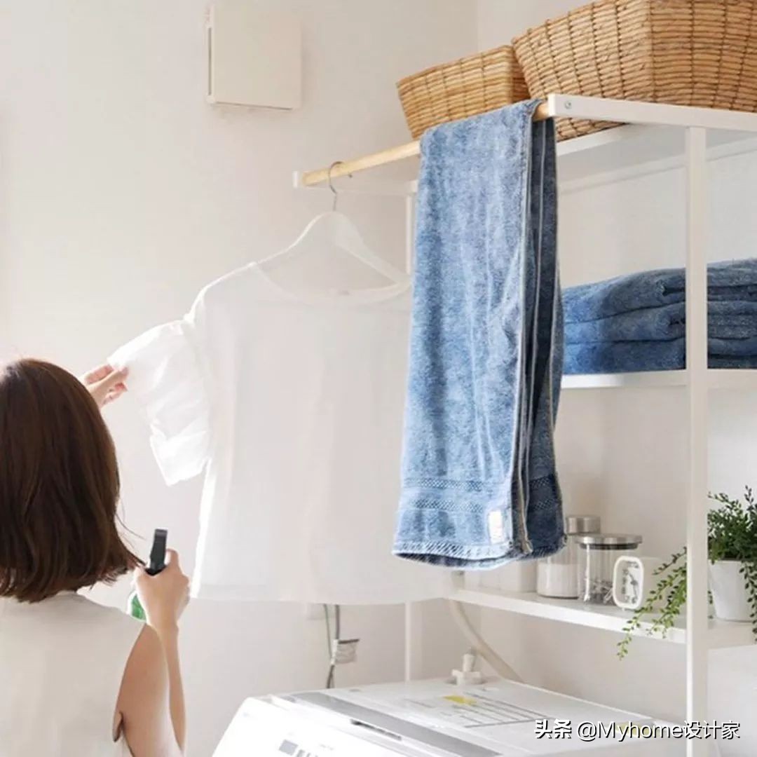 太变态了！1㎡洗衣房都能榨出5倍收纳，不愧是日本主妇