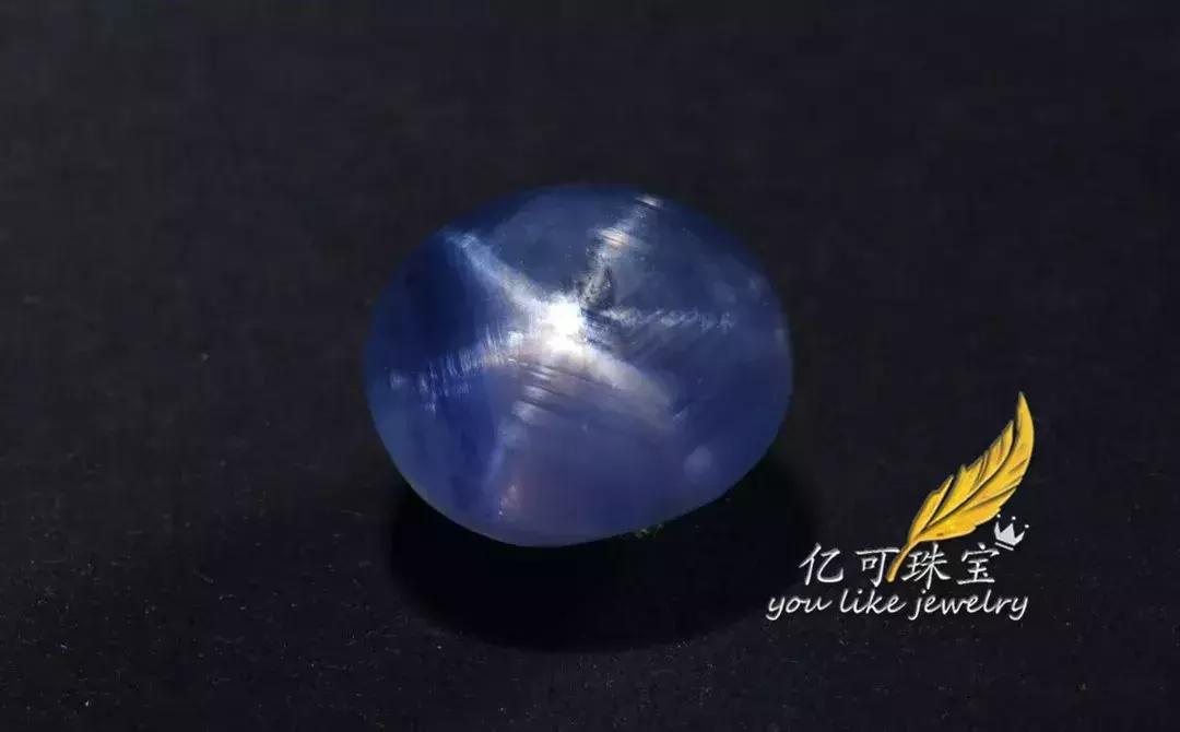 便宜又好看的天然宝石星光蓝宝石,美到让人无法拒绝