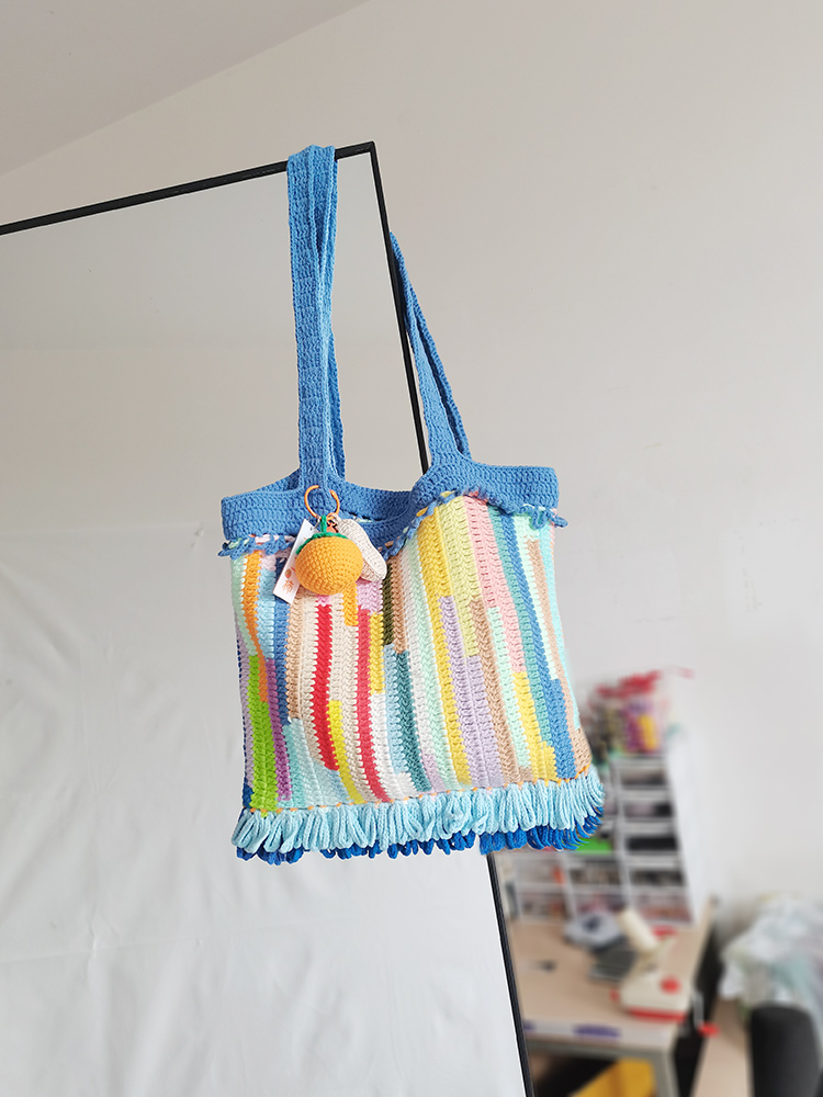 零线头的小包包的钩法,零线头可以钩什么