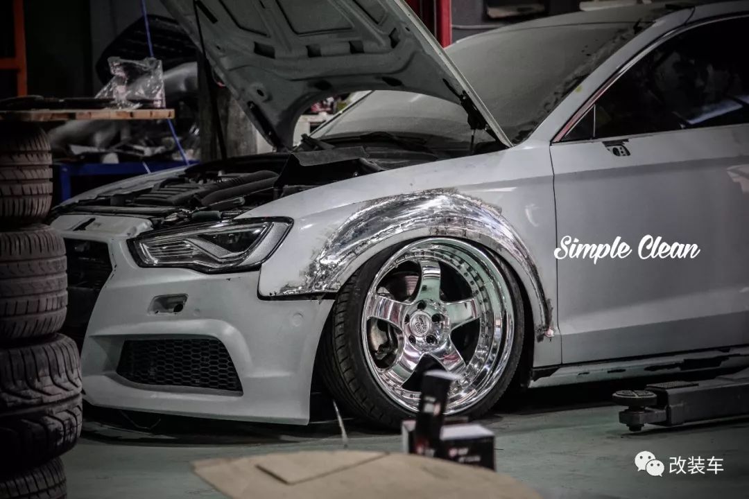 奥迪a3改碳纤维车身,奥迪a3时尚运动版改装s3外观